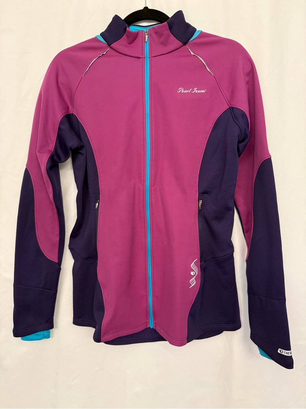 Pearl Izumi Elite Women’s L Thermal Cycling Jacket Purple Navy